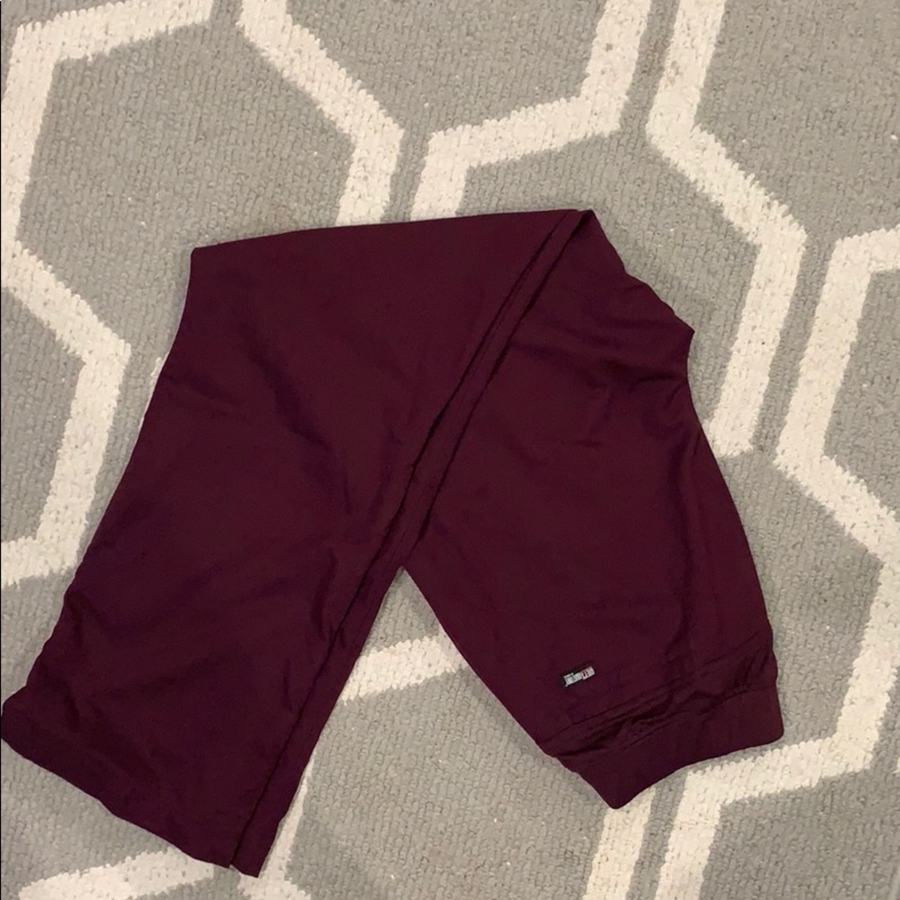 Burgundy Barco scrub pant